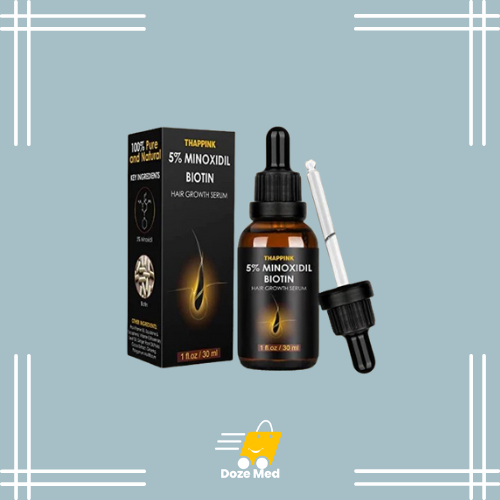     5% Minoxidil Biotin Hair Serum In Pakistan - For Hair Growth – Doze Med