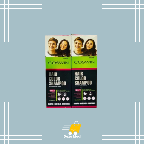     Coswin Hair Color Shampoo In Pakistan - For Gray Hair Cover – Doze Med