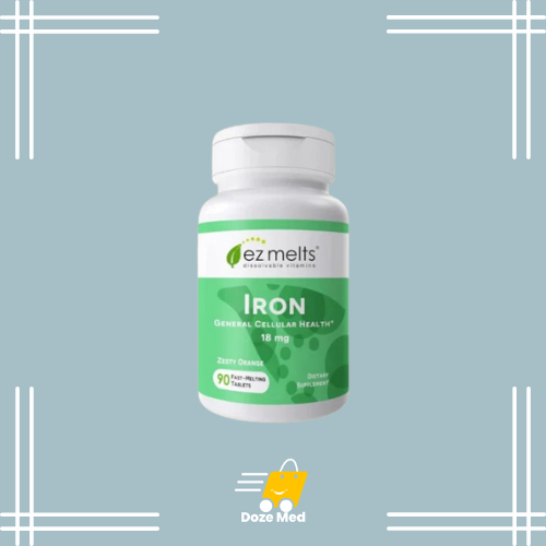 
    EZ Melts Dissolvable Iron 18 Mg Supplement In Pakistan - Available Now – Doze Med
