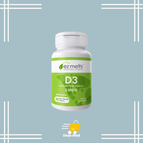 
    EZ Melts Dissolvable Vitamin D3 5000 IU In Pakistan - Multivitamins – Doze Med
