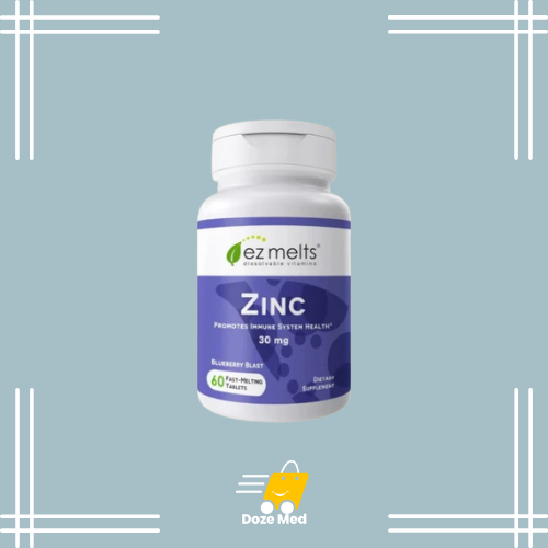     EZ Melts Dissolvable Zinc 30 Mg Supplement In Pakistan - Zinc Capsules – Doze Med
