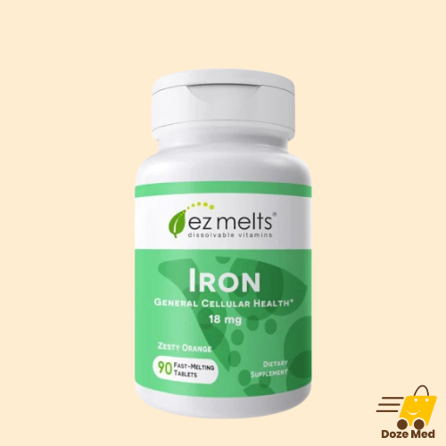 EZ Melts Dissolvable Iron 18 Mg Supplement In Pakistan