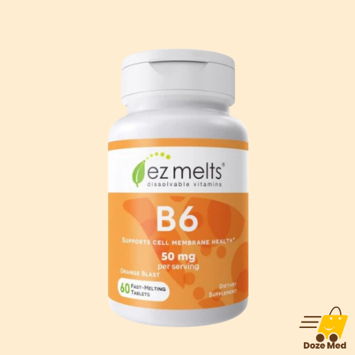 EZ Melts Dissolvable Vitamin B6 50 Mg Tablets In Pakistan