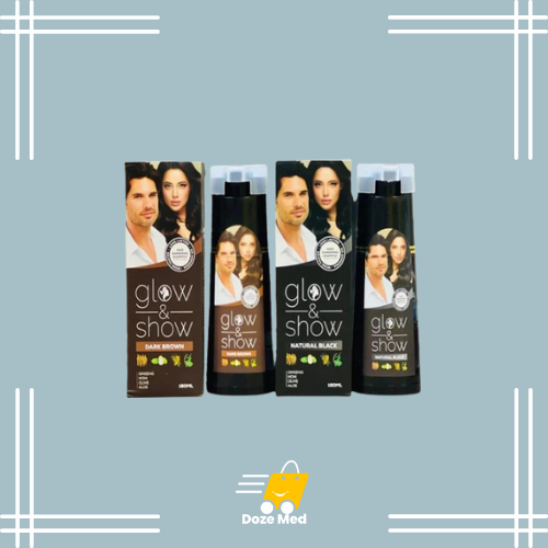     Glow & Show Hair Color Shampoo In Pakistan - For Vibrant Hair – Doze Med