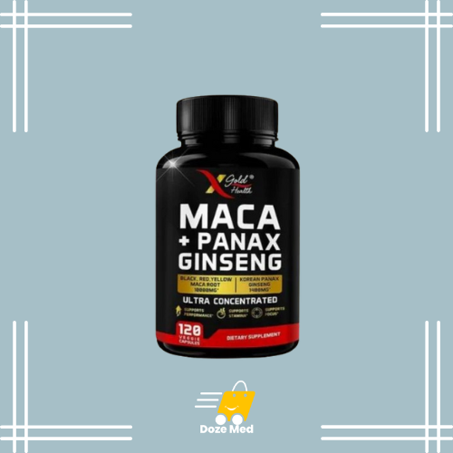     Maca Panax Ginseng Capsules In Pakistan - Energy & Vitality Boost – Doze Med