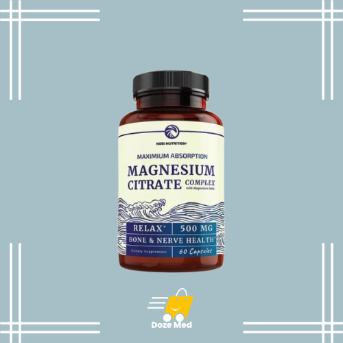     Nobi Nutrition Magnesium Citrate In Pakistan - Muscle & Bone Health – Doze Med