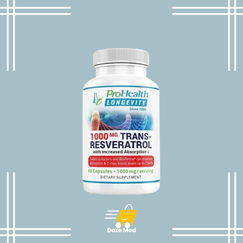 
    Pro Health Longevity Trans Resveratrol In Pakistan - Anti Aging – Doze Med
