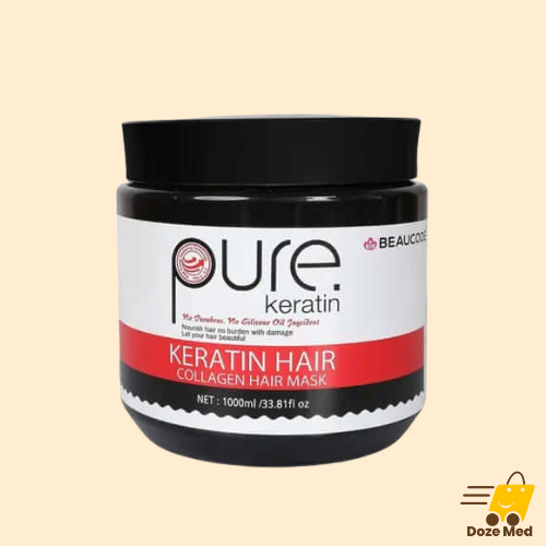     Pure Keratin Hair Collagen Mask In Pakistan - Best Hair Repair Mask – Doze Med
