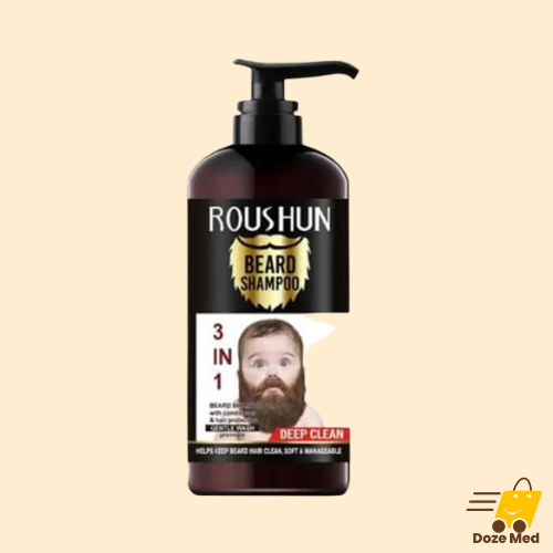     Roushun Beard Shampoo In Pakistan - Natural Beard Care Shampoo – Doze Med