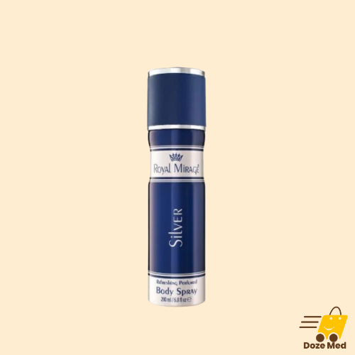 Royal Mirage Silver Body Spray In Pakistan