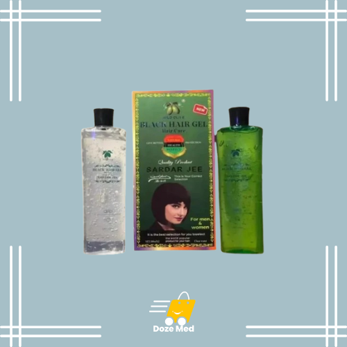     Sardar Jee Black Hair Color Gel In Pakistan - Long lasting Hair Dye – Doze Med