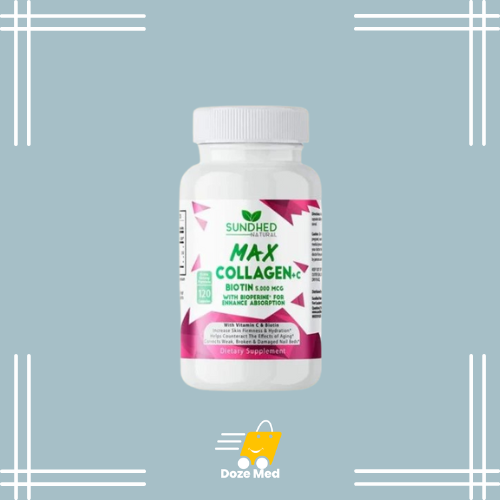     Sundhed Natural Max Collagen+ C In Pakistan - For Skin & Joints – Doze Med