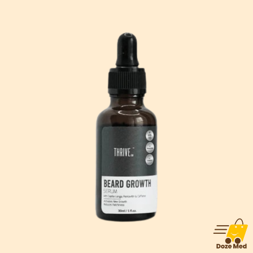     Thriveco Beard Growth Serum In Pakistan - For Thicker & Fuller Beard – Doze Med