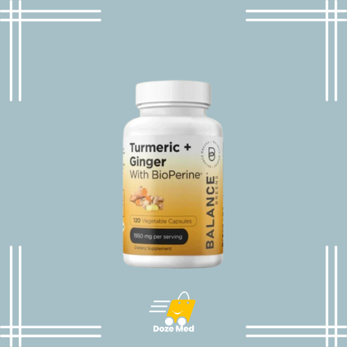     Turmeric+ Ginger With BioPerine Capsules In Pakistan - Natural Relief – Doze Med