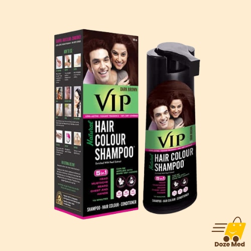 VIP Hair Color Shampoo For Men In Pakistan