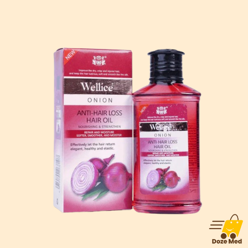     Wellice Onion Anti Hair Loss Oil In Pakistan - For Stronger Hair Growth – Doze Med