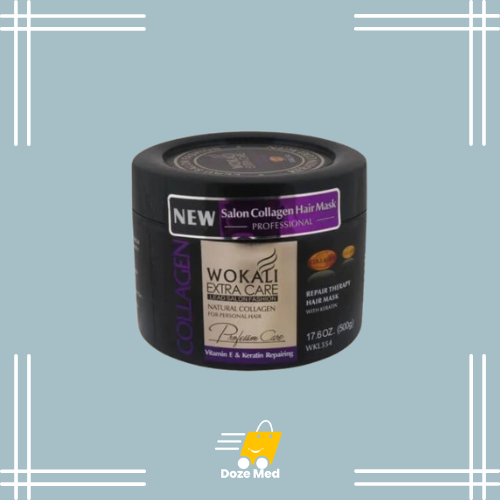     Wokali Collagen Hair Mask In Pakistan - For Damaged Hair – Doze Med