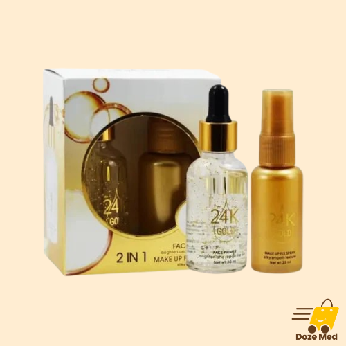 24K Gold 2 in 1 Make Up Primer & Fixer Price In Pakistan