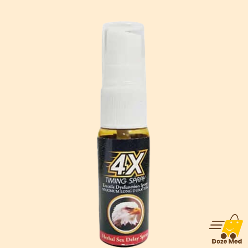 4x Timing Herbal Delay 15ml Spray Maximum Long Duration