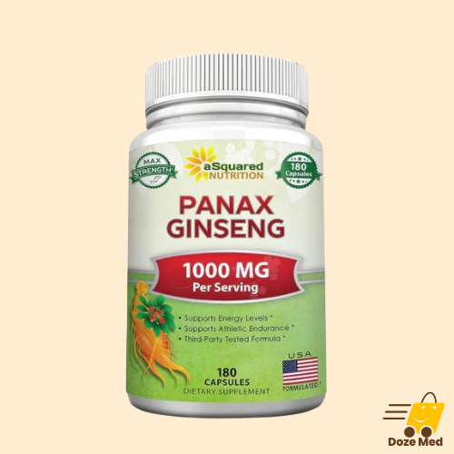 Asquared Nutrition Panax Ginseng Capsules