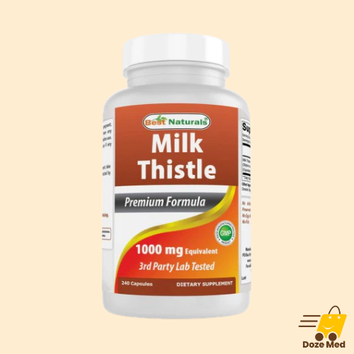 Best Naturals Milk Thistle Extract 1000mg Equivalent Capsules In Pakistan