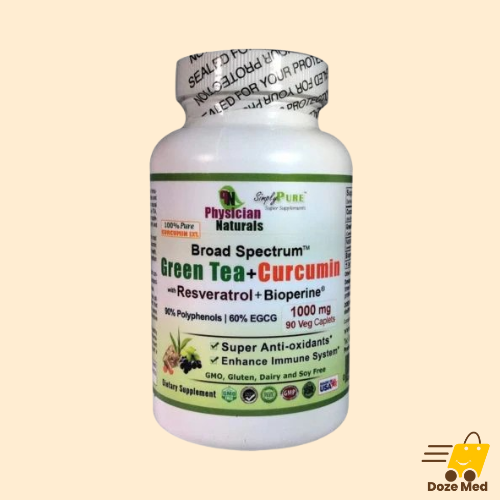 Broad Spectrum Green Tea Plus Bioperine Supplement