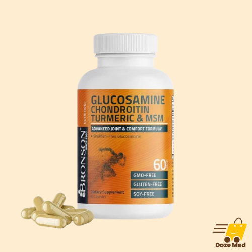 Bronson Glucosamine Chondroitin Turmeric & MSM Capsules In Pakistan