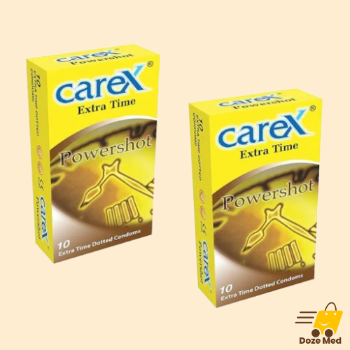 Carex Powershot Extra Time Condoms In Pakistan