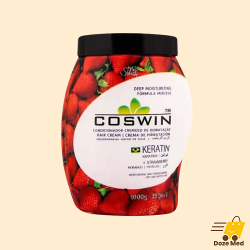 Coswin Keratin Strawberry Hair Cream 1000 Grams