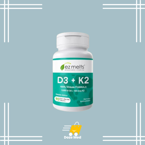 EZ Melts Dissolvable Vitamin D3 K2 5000 IU In Pakistan