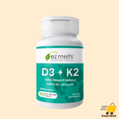 EZ Melts Dissolvable Vitamin D3 K2 5000 IU In Pakistan