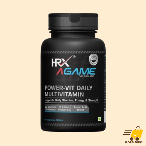 HRX AGame Power-Vit Daily Multivitamin