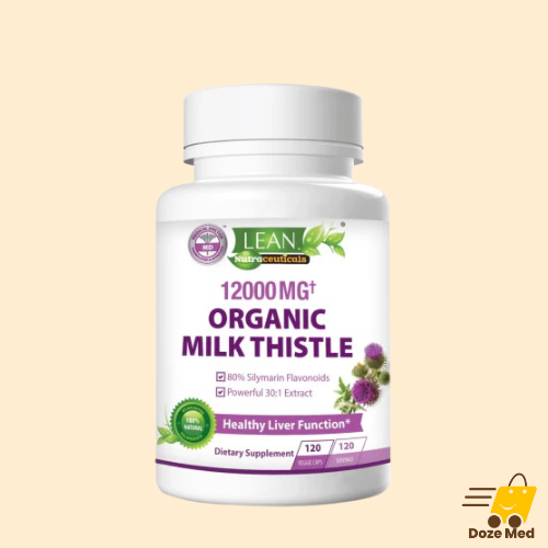 Lean Nutraceuticals Md Certified Organic Milk Thistle Capsules In Pakistan