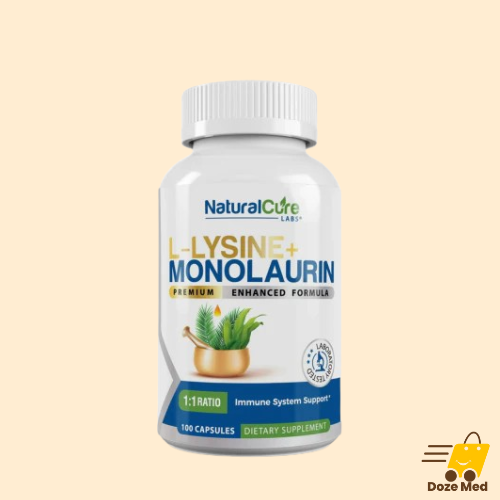 Natural Cure Labs L-Lysine Monolaurin Capsules In Pakistan