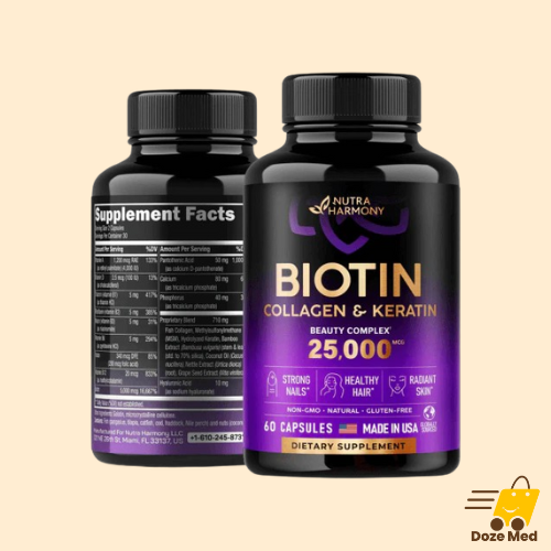 Nutra Harmony Biotin Collagen & Keratin Capsules In Pakistan