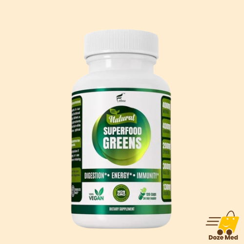 Organic Vegan Super Greens Capsules In Pakistan