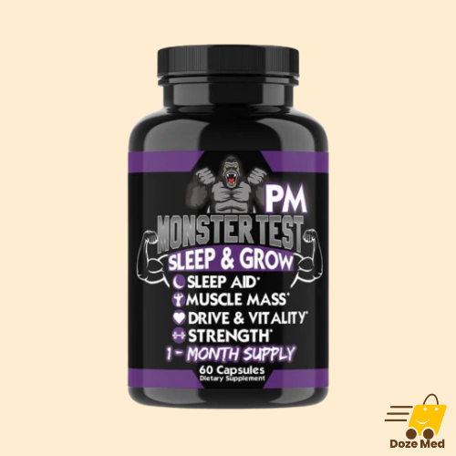 PM Monster Test Sleep and Grow Booster Capsules