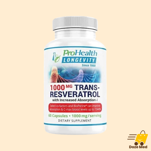Pro Health Longevity Trans Resveratrol In Pakistan