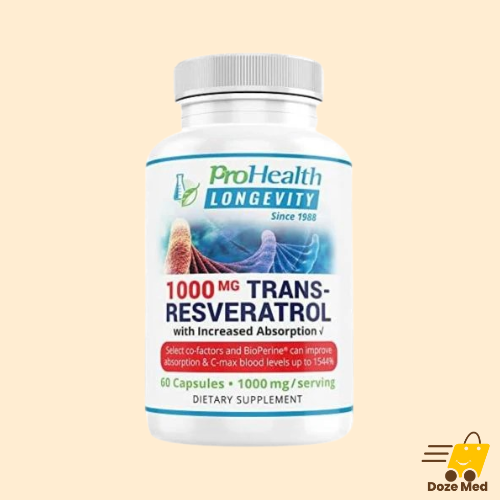 Pro Health Longevity 1000 mg Trans Resveratrol