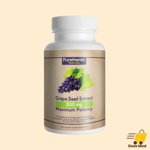 Purethentic Naturals Grape Seed Extract Capsules