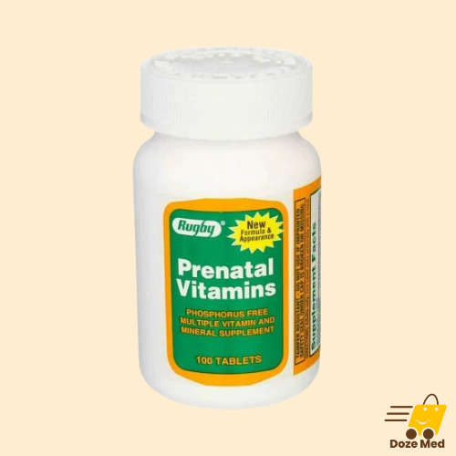 Rugby Prenatal Vitamins Supplement