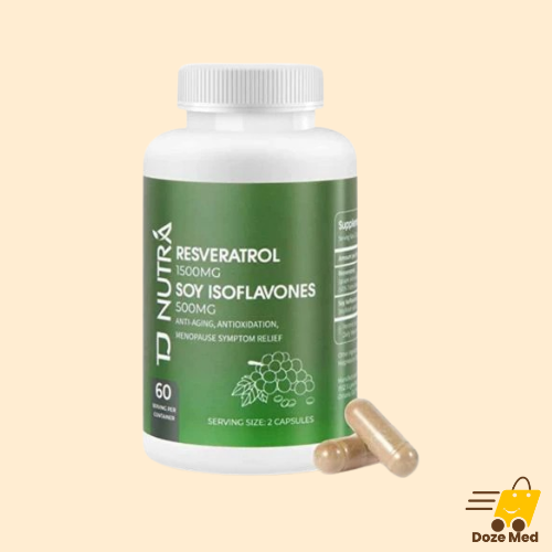 TJ Nutra Resveratrol Plus Soy Isoflavones