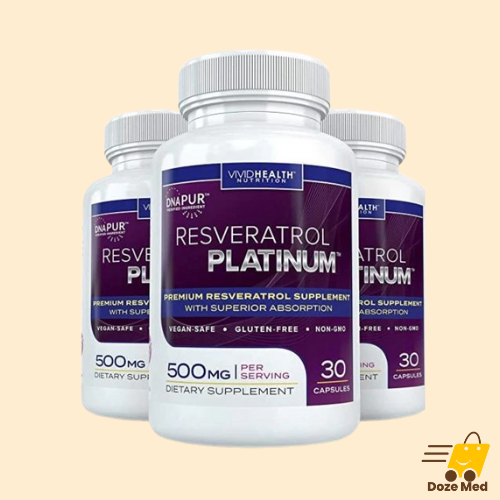 Vivid Health Nutrition Resveratrol Platinum