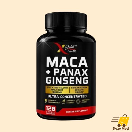 X Gold Health Maca Plus Panax Ginseng Capsules